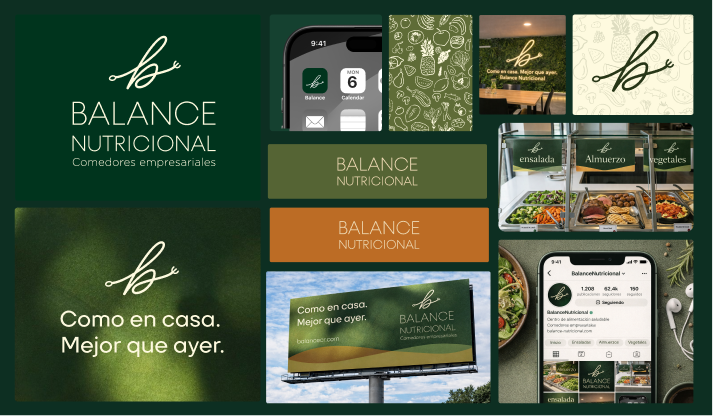 Balance Nutricional — Brand Strategy · Visual Identity · Brandbook · UX/UI · Web Design